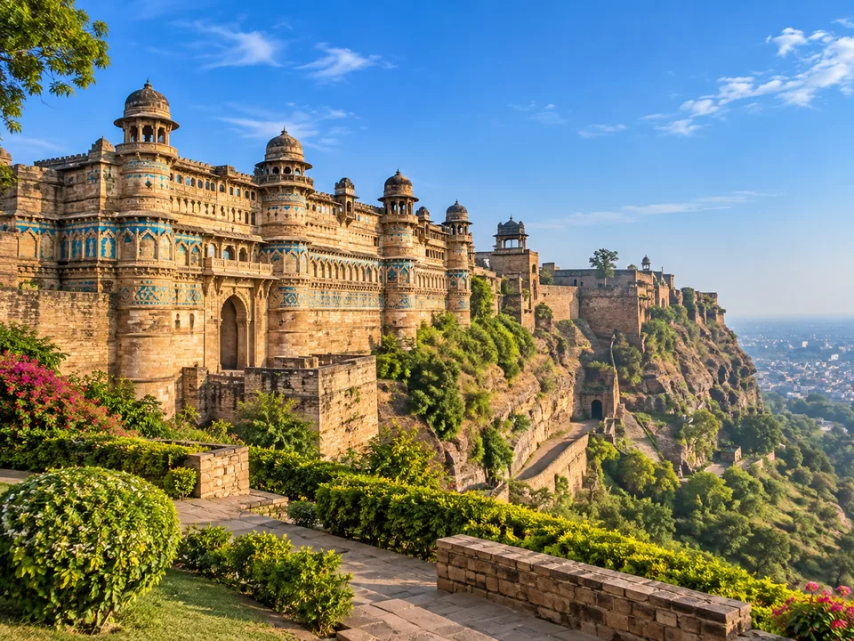 Representative scenic view of Gwalior Fort